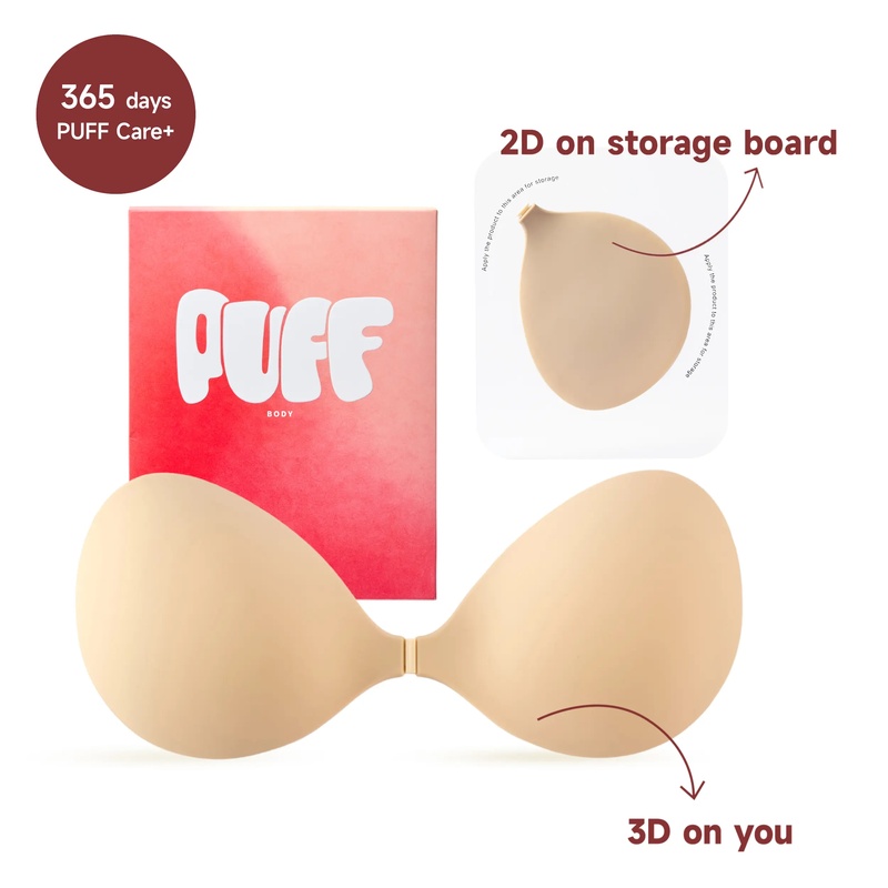 Push Up Bra Silicone - PUFF VIRAL No.1 Reggiseno Adesivo in