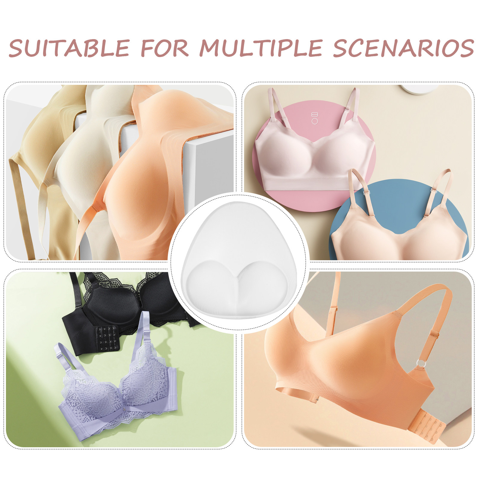 1 Paio di Imbottiture Invisibi - Push Up Bra Silicone recensione e prezzo